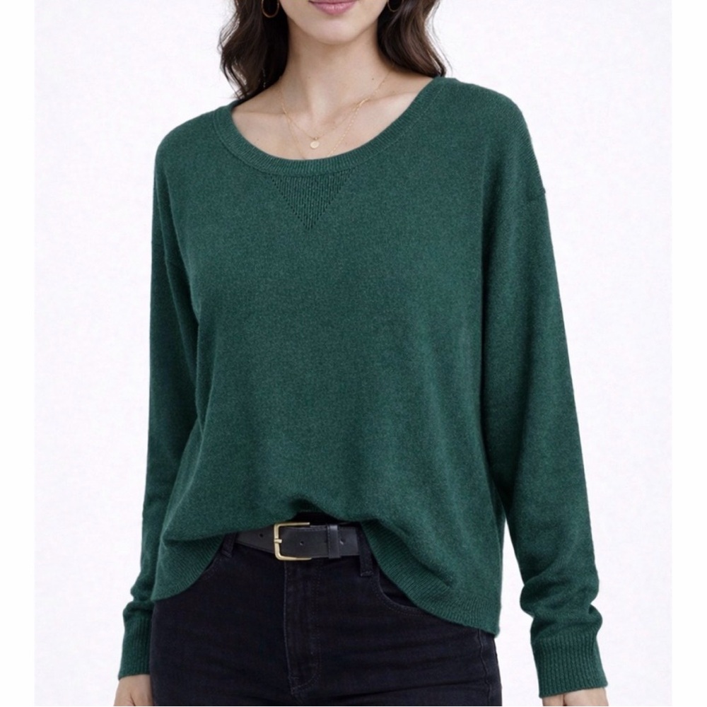 AEO • Hunter Green Pullover Crewneck Sweater, L